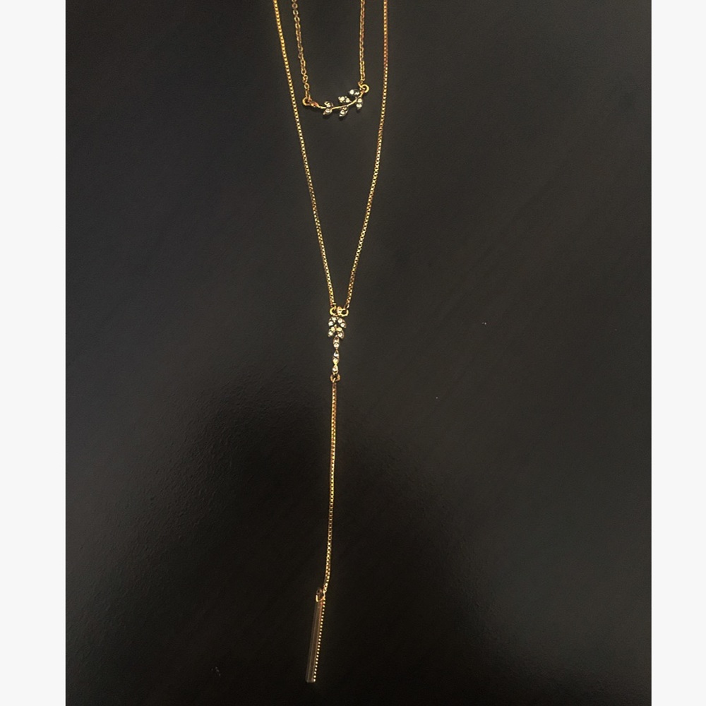 Loft Gold Double Strand Necklace